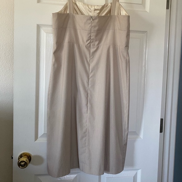 harvé benard by benard holtzman gold dress sz 12 - Picture 3 of 13